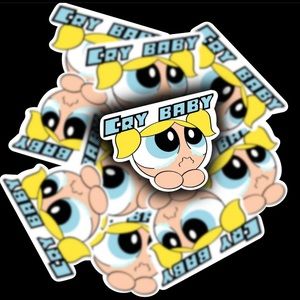 Bubbles Crybaby Sticker